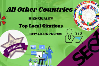 creat all country citations and directory submission