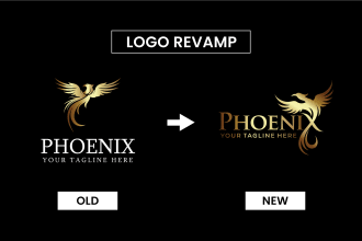 revamp, fix, edit, vector, refresh, redesign any logo