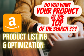 do amazon listing optimization, amazon listing SEO expert