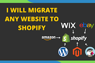 migrate any website to shopify