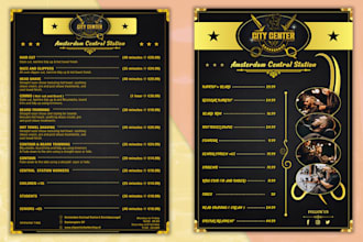 design any price list for your business
