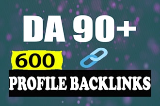 create high quality profile backlinks from dr70 website