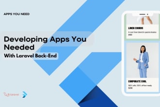 build flutter apps with PHP laravel backend