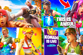 make you amazing, clickbait and HD fortnite thumbnail