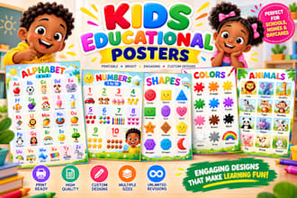 custom montessori and preschool educational printables