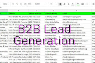 do web scraping and email