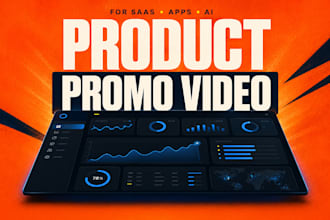create a promotional video for your saas, app or product launch