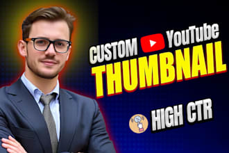 design eye catching, attractive gaming youtube video thumbnail