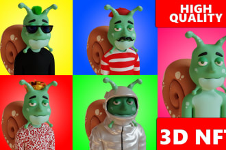 make custom 3d nft base characters and traits