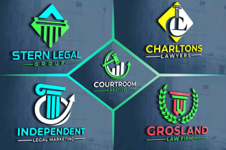 do modern legal, attorney, lawyer and law firm logo