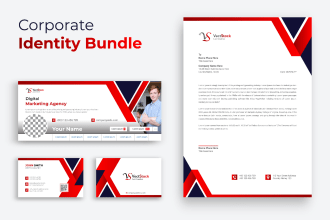 do logo with brand style guides for your corporate branding package