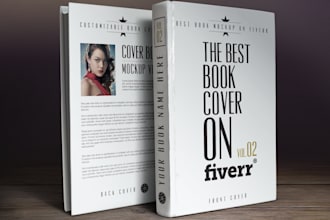 create the most Realistic book cover ever