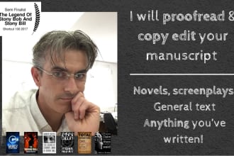 proofread and copy edit your manuscript