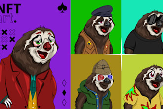 draw custom avatar for nft