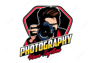 do creative luxury photography signature logo or watermark