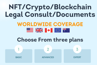 advice on crypto, nft art legal, ipr, website, whitepaper legal document issues