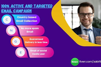 provide active and targeted emails to promote your business