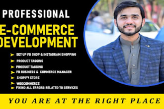 link instagram shop and facebook shop with an online store
