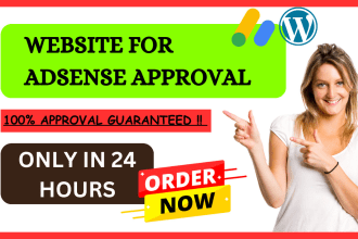 design website for adsense approval