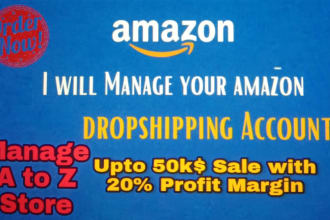 manage amazon dropshipping store and walmart dropshipping