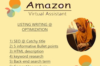 write an excellent amazon product listing SEO