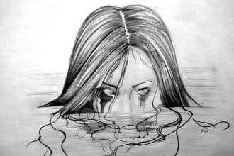 do any pencil sketch and pencil art portrait super quick