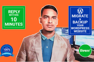 migrate your wordpress to another host, backup without loss