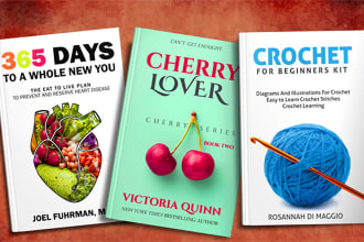 design print book cover front, back, spine and kdp cover