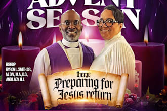 design creative church or events flyers
