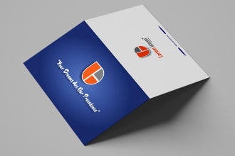 design a classic and folded professional business or visiting card designing