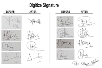 digitize your signature in vector