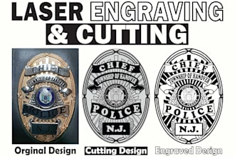 dxf or any file format for laser engraving and cutting