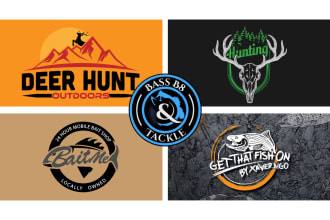 do a hunting logo with unlimited revisions