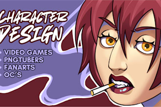 illustrate fabulous characters for streamers