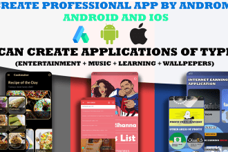 create an app for iphone and android using the andromo platform