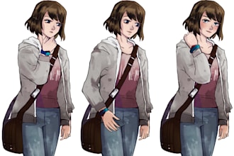 draw your visual novel sprites
