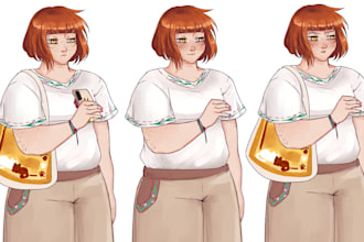 draw your visual novel sprites