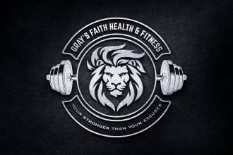 design luxury lion gorilla wolf gym fitness etc logo