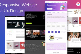 design web template, figma web design, mockups, website UI UX