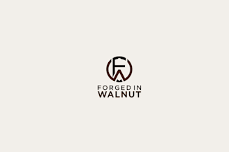 design a powerful logo for wood and steel furniture that people will remember