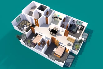 create 3d floor plan for your dream house