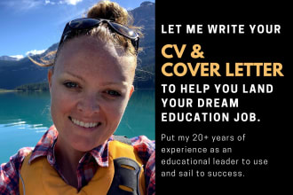 write a CV and cover letter for your international teaching job