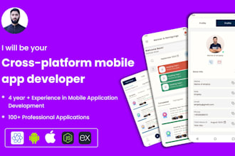 do mobile app development, android app, IOS app, react native development