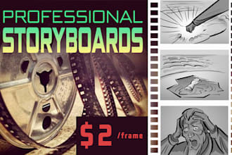 create storyboards and animatic for your project