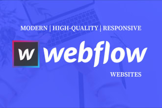be your webflow developer for webflow website design, webflow landing page