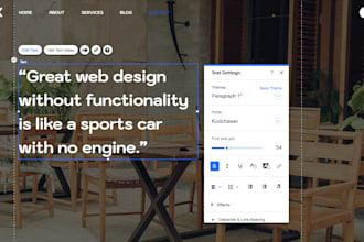 design or redesign a professional wix website
