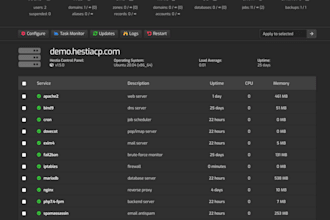 install and configure hestiacp, cpanel, or plesk