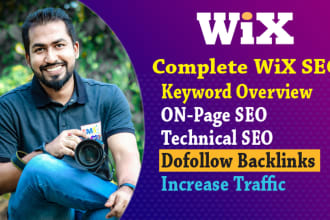 do complete wix SEO for google first page top ranking