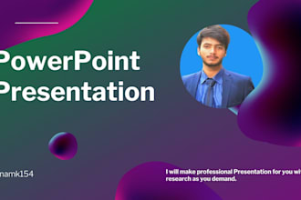 make ppt design and business powerpoint presentation slides