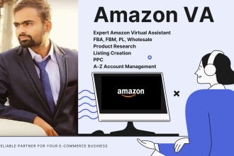be your amazon virtual assistant amazon fba store manager